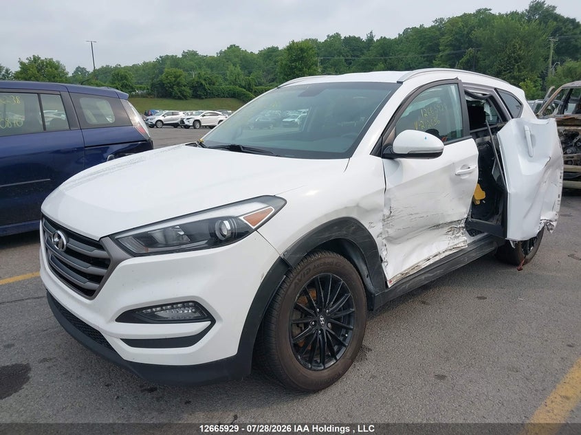 2016 Hyundai Tucson, Left Side, IAAI, VIN KM8J3CA40GU212636 — photo 2