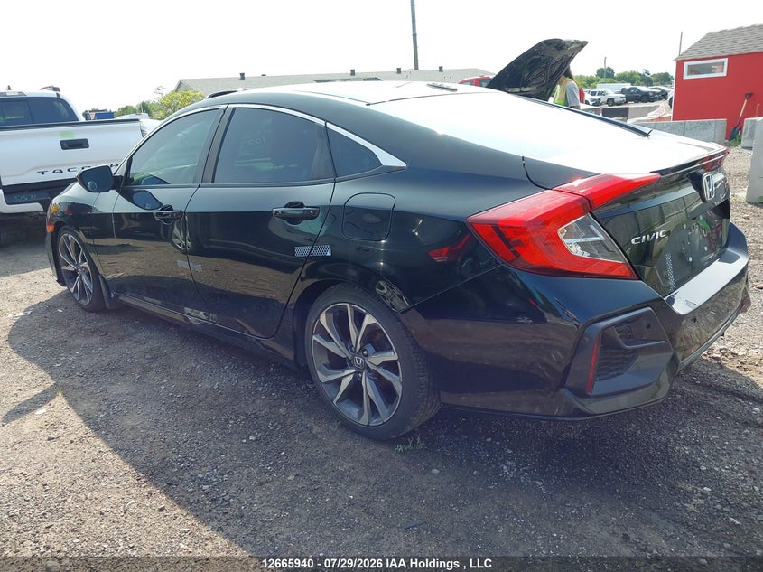 Vin: 2hgfc1f90kh102329, lot: 3068630, honda civic 20193