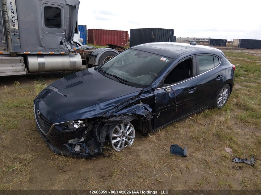 Vin: 3mzbm1l76fm231399, lot: 3068649, mazda 3 touring 20152