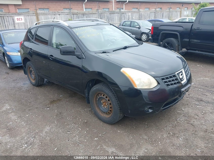 2008 Nissan Rogue Sl, Rear, IAAI, VIN JN8AS58T88W010735