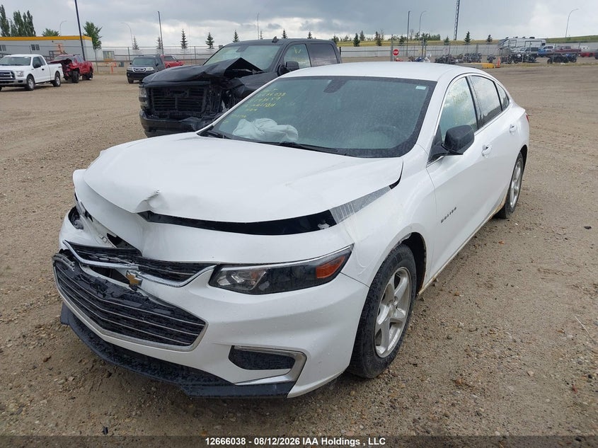 2016 Chevrolet Malibu, Front, IAAI, VIN 1G1ZB5ST2GF193659 — photo 2