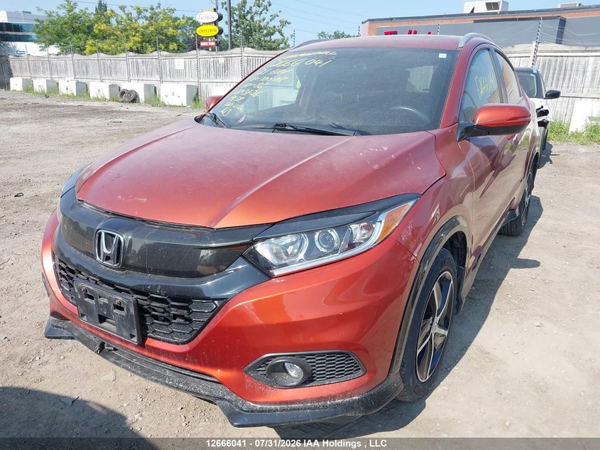 2021 Honda Hr-V Sport, Правый зад, IAAI, VIN 3CZRU6H21MM100108 — фото 2