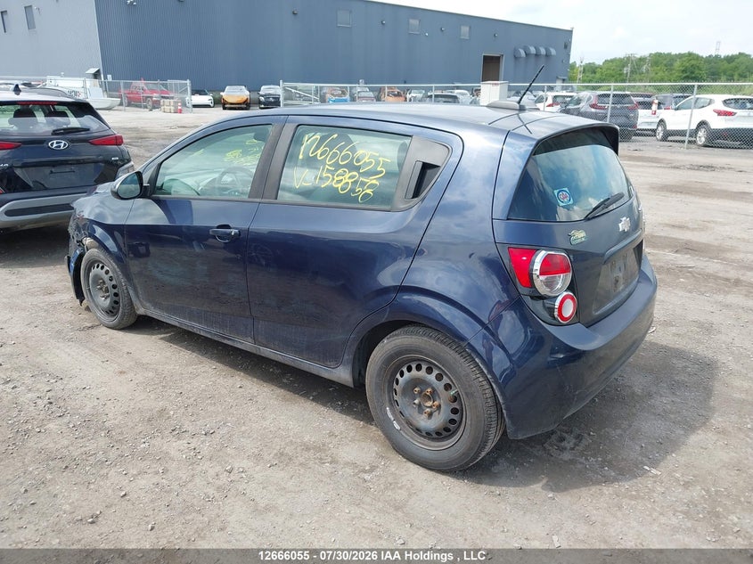 Vin: 1g1ja6sh2g4158858, lot: 3068746, chevrolet sonic 20163