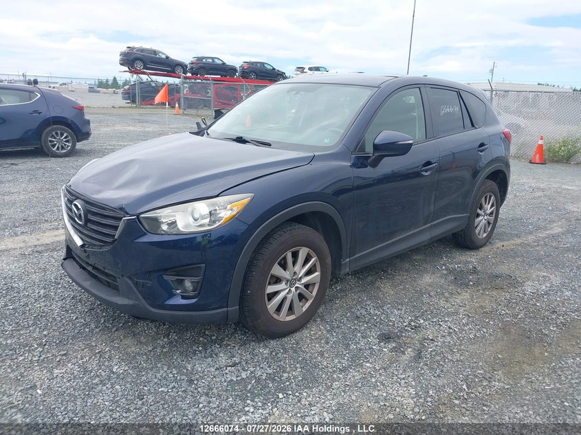 2016 Mazda CX-5, Front, IAAI, VIN JM3KE4CYXG0727960 — photo 2