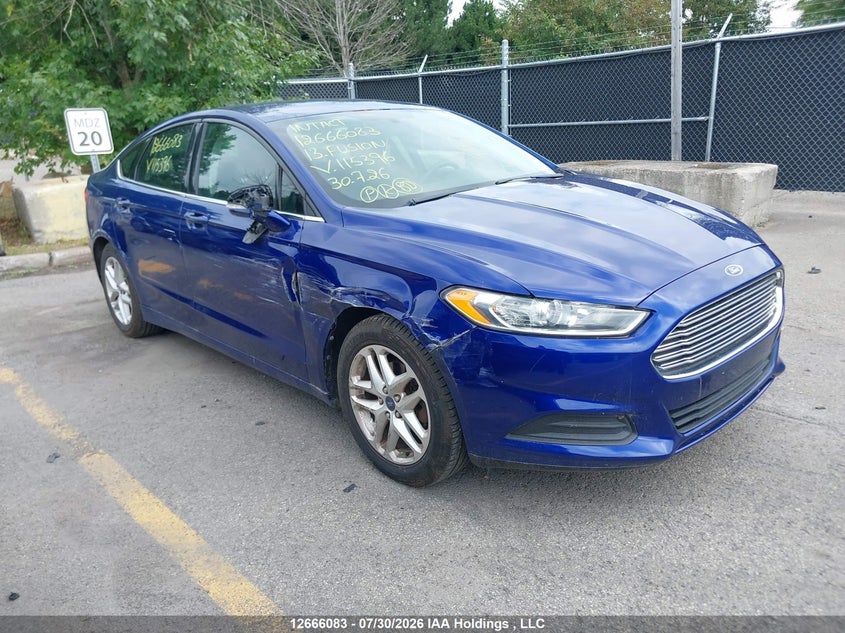2013 Ford Fusion, Right Side, IAAI, VIN 3FA6P0H76DR115396