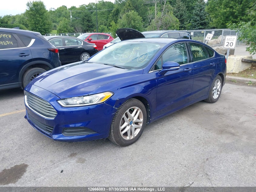 2013 Ford Fusion, Right Side, IAAI, VIN 3FA6P0H76DR115396 — photo 2