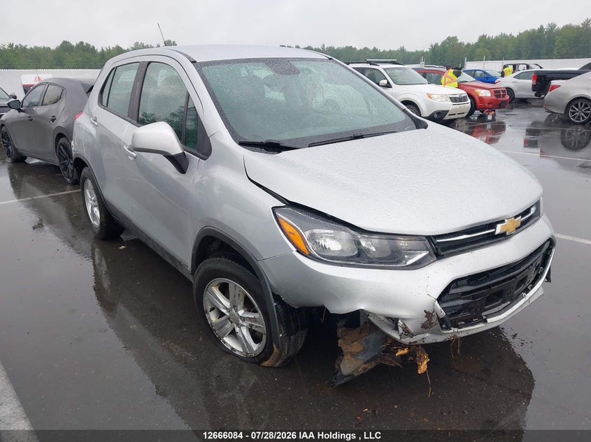 2019 Chevrolet Trax Ls, Front, IAAI, VIN 3GNCJKSB7KL366667