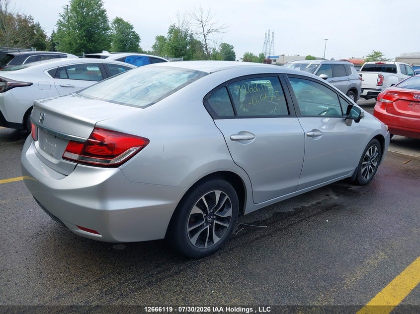 Vin: 2hgfb2f57fh016625, lot: 3068810, honda civic 20154