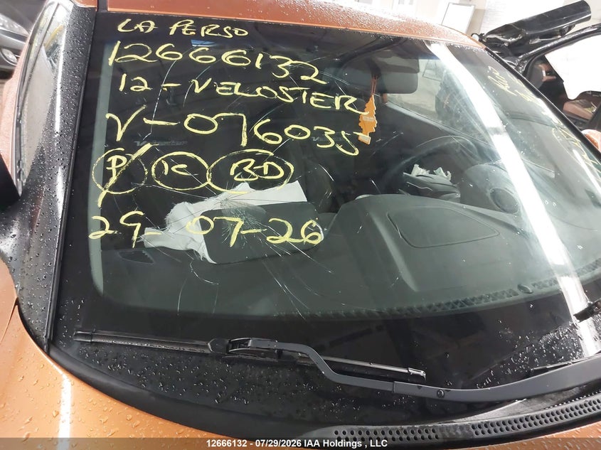 2012 HYUNDAI VELOSTER COUPE 1.6L I-4 DI, DOHC, VVT, 138HP