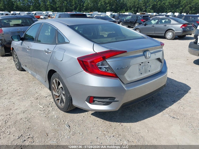 Vin: 2hgfc2f83hh040589, lot: 3068827, honda civic ex 20173