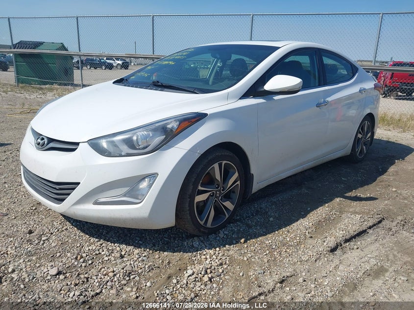 2016 Hyundai Elantra Se/Sport/Limited, Water, IAAI, VIN KMHDH4AH0GU641475 — photo 2