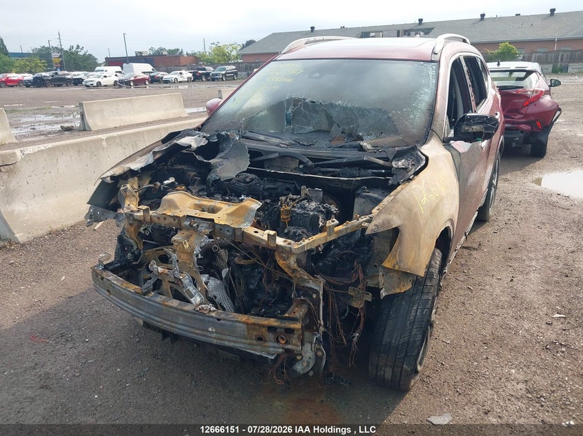 2019 Nissan Rogue S/Sl/Sv, Engine Fire, IAAI, VIN 5N1AT2MV3KC774219 — photo 2