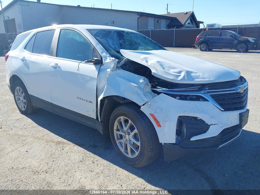 2023 Chevrolet Equinox Lt, Удар спереди, IAAI, VIN 3GNAXUEG3PS212575