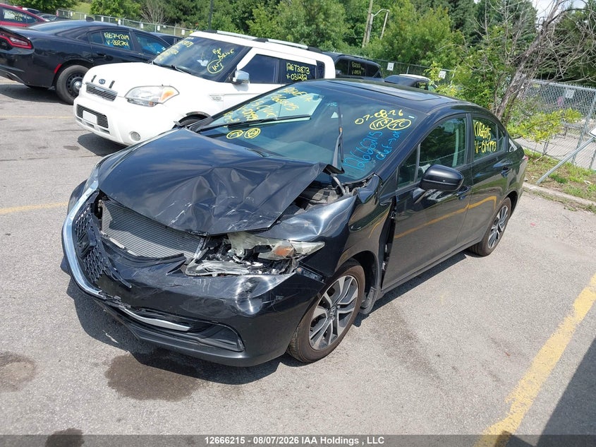 Vin: 2hgfb2f54fh014993, lot: 3068906, honda civic ex 20152