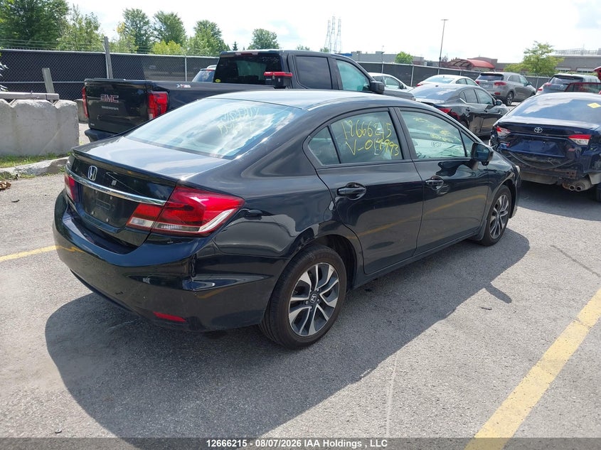 Vin: 2hgfb2f54fh014993, lot: 3068906, honda civic ex 20154