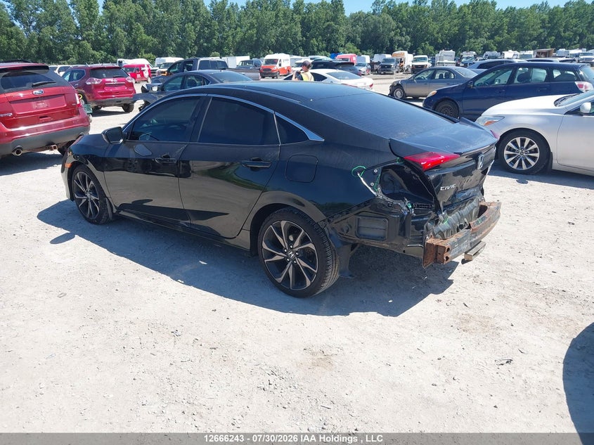 Vin: 2hgfc2f84kh027762, lot: 3068934, honda civic sport 20193