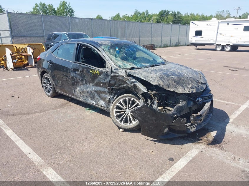 2015 Toyota Corolla L/Le/Le Pls/Prm/S/S Pls, Удар спереди, IAAI, VIN 2T1BURHE1FC302171