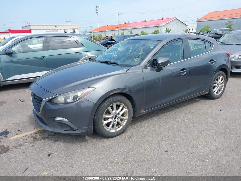 2014 Mazda 3, Right Side, IAAI, VIN JM1BM1L7XE1164126 — photo 2