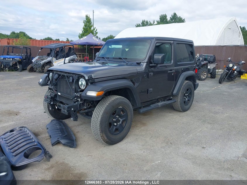 2023 Jeep Wrangler Sport, Front, IAAI, VIN 1C4GJXAN7PW530083 — photo 2
