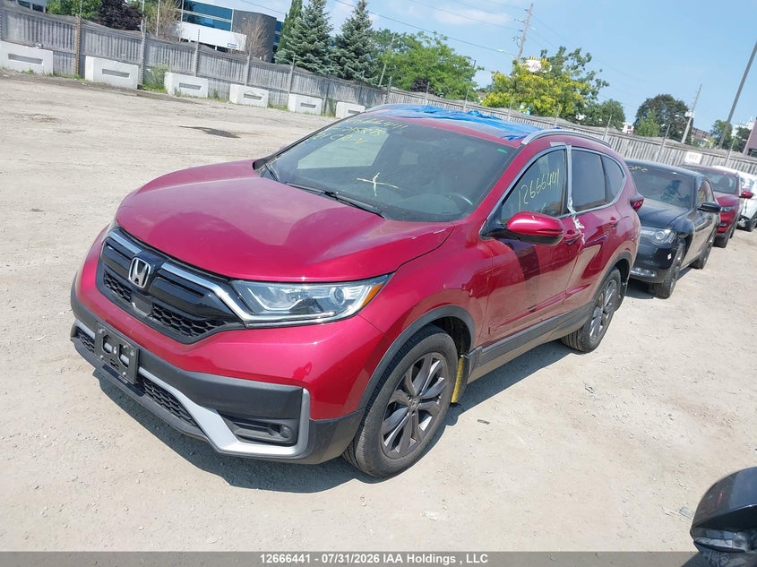 2021 Honda CR-V, Front, IAAI, VIN 2HKRW2H45MH215875 — photo 2