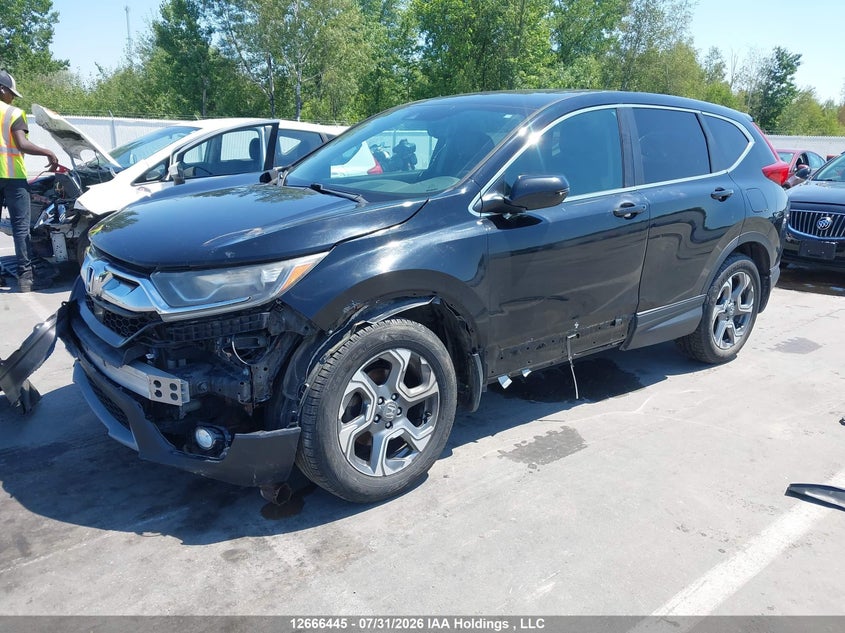 Vin: 2hkrw2h80hh137871, lot: 3069136, honda cr-v ex-l 20172