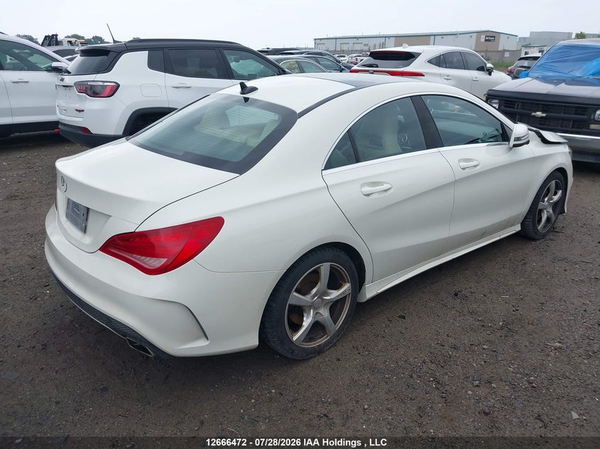 Vin: wddsj4eb8en104842, lot: 3069163, mercedes-benz cla 250 20144
