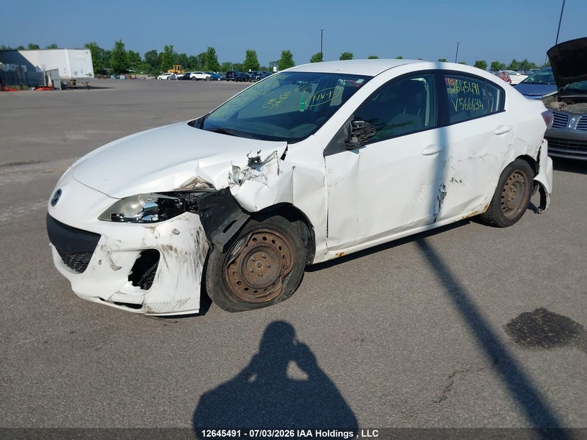 Vin: jm1bl1uf4c1566634, lot: 3069186, mazda mazda3 gx 20122