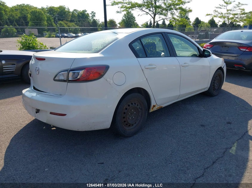 Vin: jm1bl1uf4c1566634, lot: 3069186, mazda mazda3 gx 20124