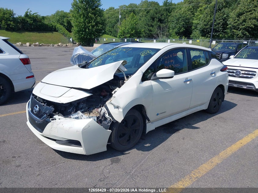 Vin: 1n4az1cp9jc314082, lot: 3069194, nissan leaf s/sl/sv 20182