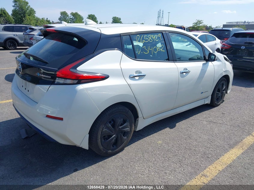 Vin: 1n4az1cp9jc314082, lot: 3069194, nissan leaf s/sl/sv 20184