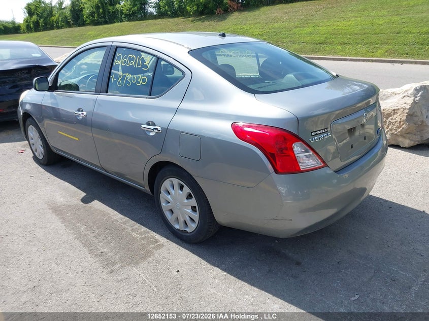 Vin: 3n1cn7ap3cl873030, lot: 3069229, nissan versa 1.6 sv 20123