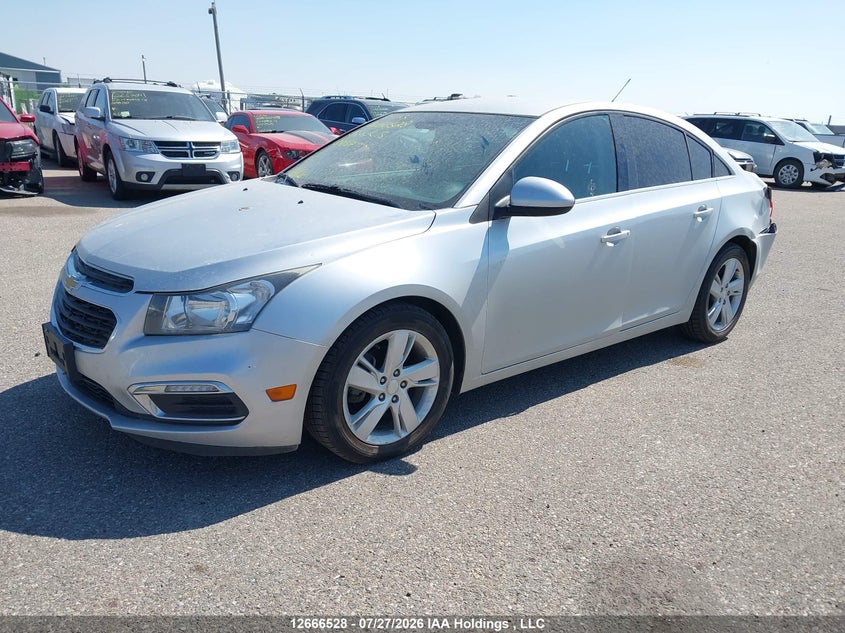 2015 Chevrolet Cruze, Rear, IAAI, VIN 1G1P75SZ2F7188967 — photo 2
