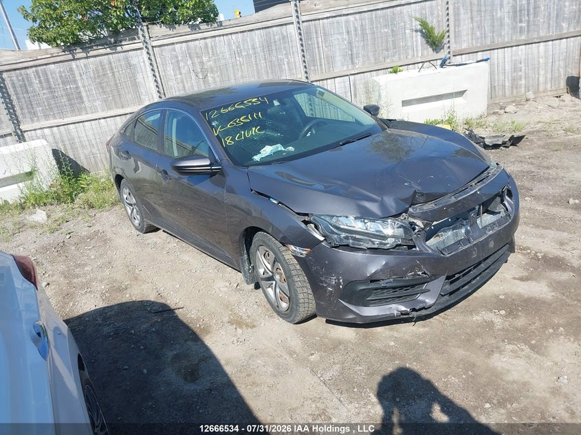 2018 HONDA CIVIC SEDAN 2.0L I-4 DOHC, VVT, 158HP