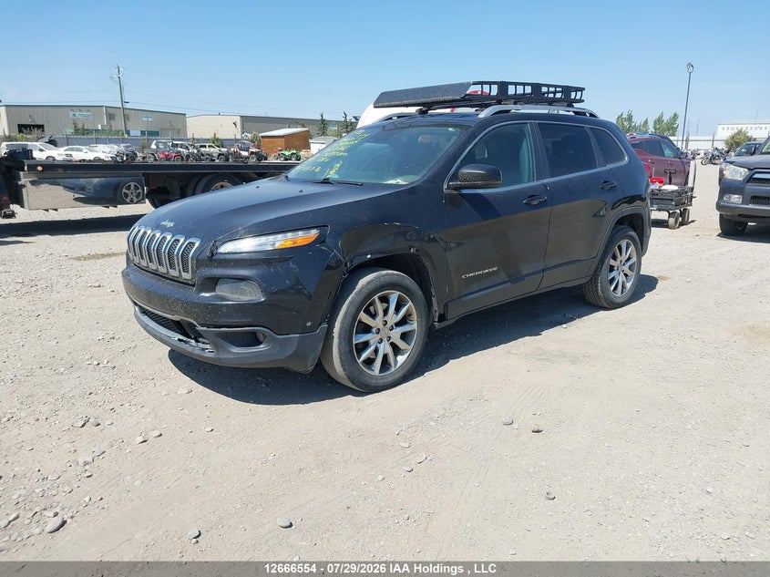 2014 Jeep Cherokee, Удар спереди, IAAI, VIN 1C4PJMDS8EW133768 — фото 2