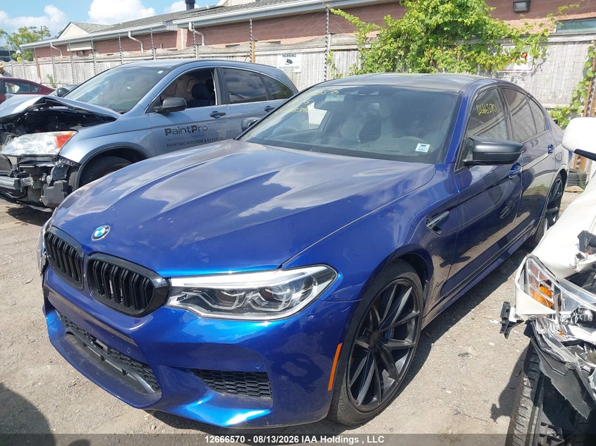 Vin: wbsjf0c58jb283398, lot: 3069324, bmw m5 20182