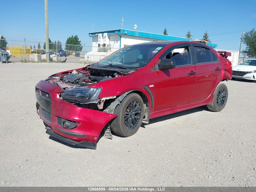 2009 Mitsubishi Lancer Es/Es Sport, Front, IAAI, VIN JA3AU26U39U610381 — photo 2