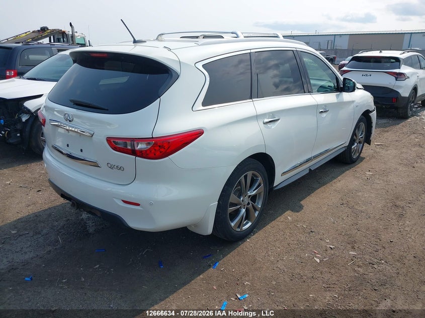 Vin: 5n1al0mm1ec536921, lot: 3069389, infiniti qx60 20144