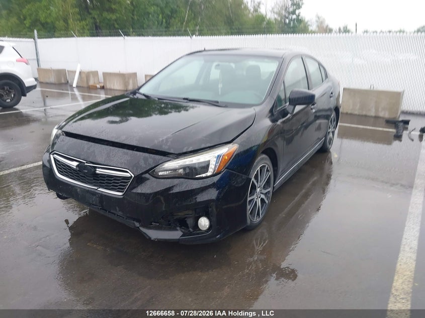 Vin: 4s3gkaf60j3604397, lot: 3069414, subaru impreza sport 20182