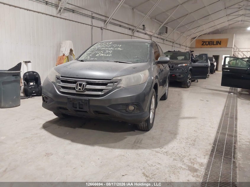 2013 Honda CR-V, Удар спереду, IAAI, VIN 2HKRM4H79DH114639 — фото 2