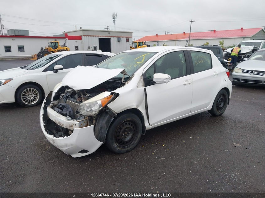 Vin: jtdktud34cd506228, lot: 3069502, toyota yaris 20122