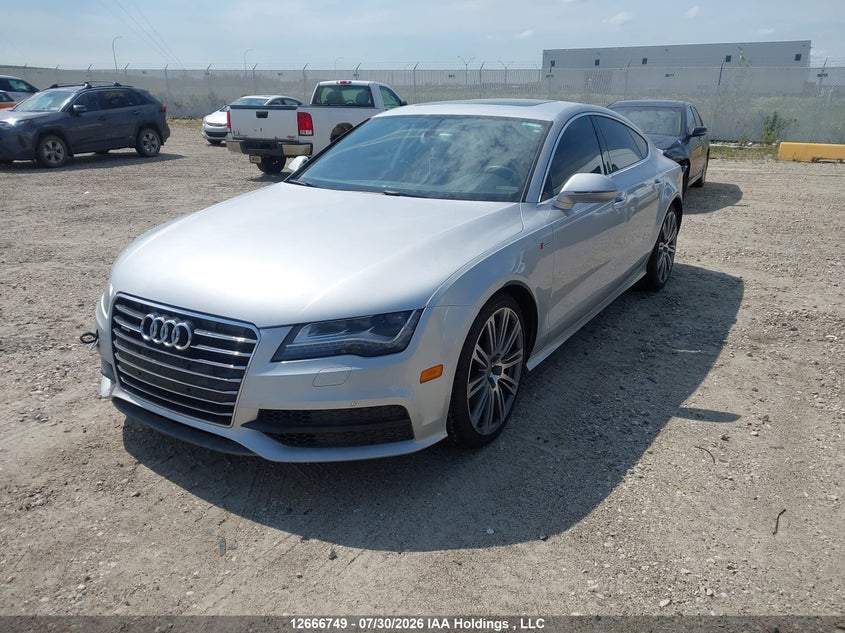 2012 Audi A7, Затопление, IAAI, VIN WAUSGAFC4CN005766 — фото 2
