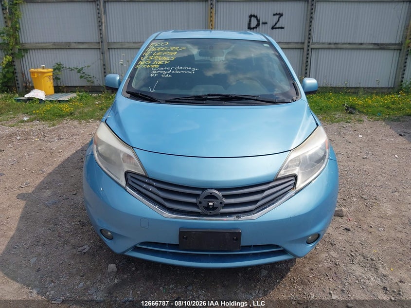 2014 NISSAN VERSA HATCHBACK 1.6L I-4 DOHC, VVT, 109HP