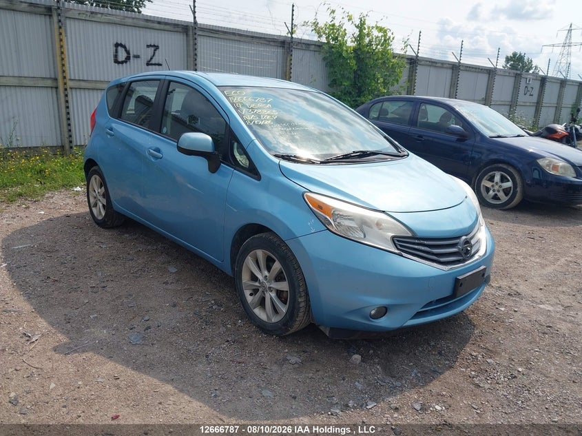 2014 Nissan Versa Note 1.6 S/1.6 Sl/1.6 Sv, Water, IAAI, VIN 3N1CE2CP7EL378865