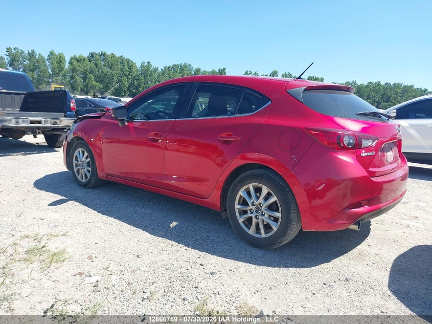 Vin: 3mzbn1l76hm124756, lot: 3069546, mazda mazda3 gs 20173