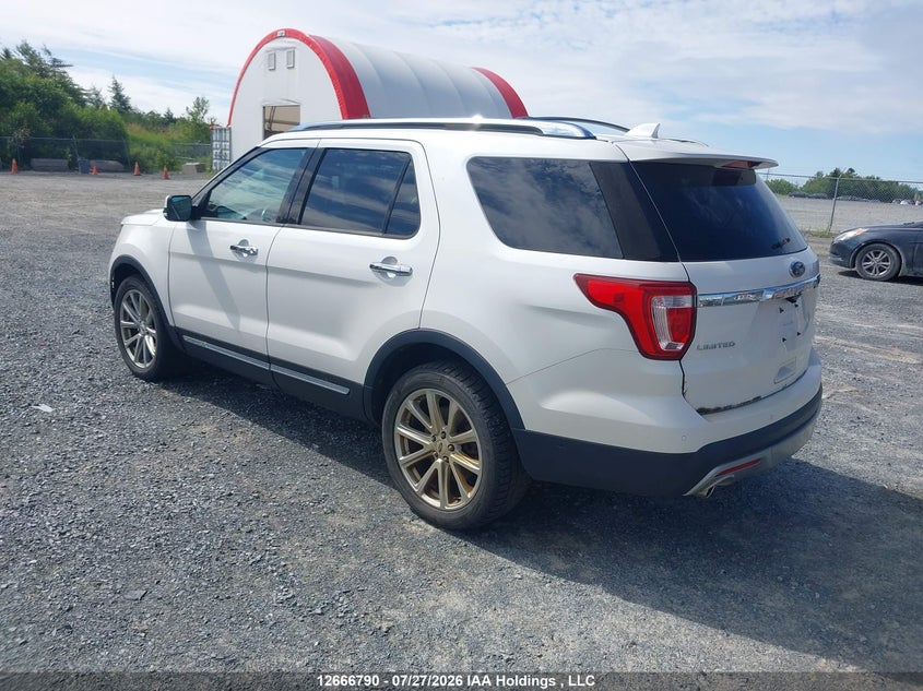 Vin: 1fm5k8f81gga00680, lot: 3069547, ford explorer limited 20163
