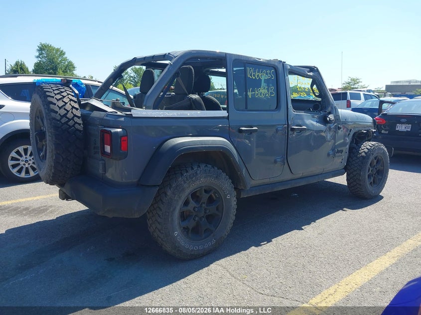 Vin: 1c4hjxdgxmw828513, lot: 3069593, jeep wrangler 20214
