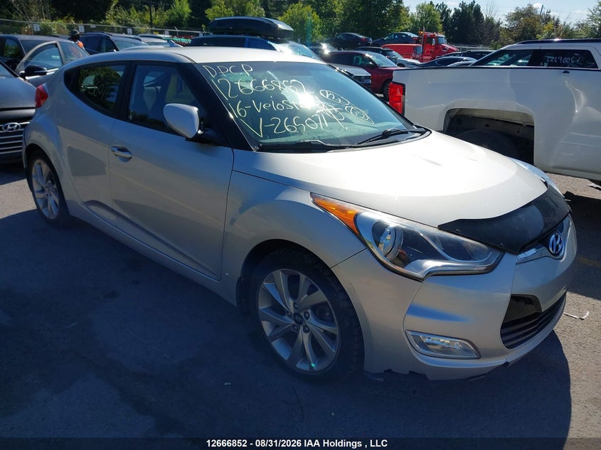Vin: kmhtc6ad9gu265071, lot: 3069610, hyundai veloster 2016 img_1