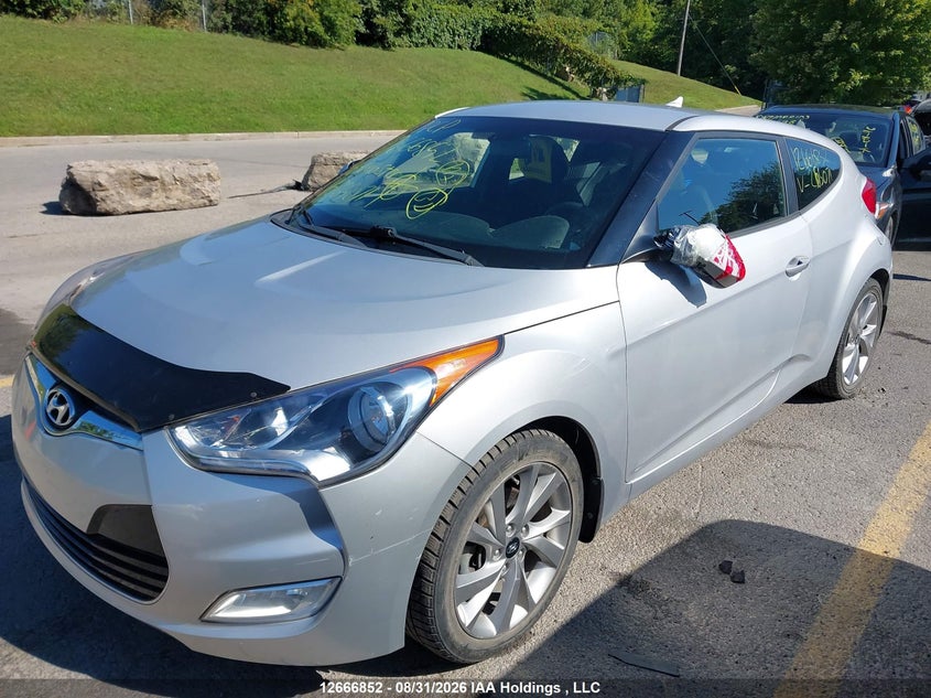 2016 Hyundai Veloster, Удар ззаду, IAAI, VIN KMHTC6AD9GU265071 — фото 2