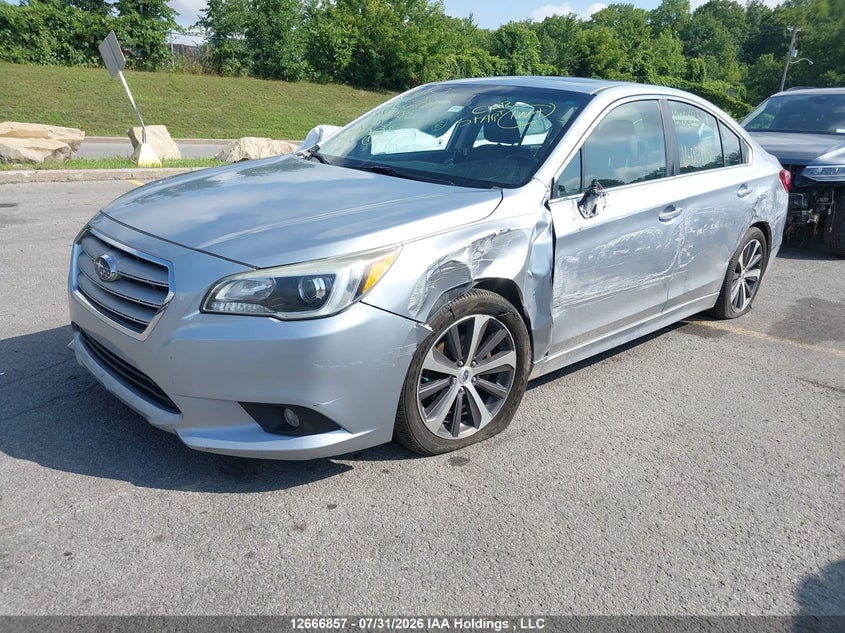2015 Subaru Legacy, Левый бок, IAAI, VIN 4S3BNCN67F3059885 — фото 2