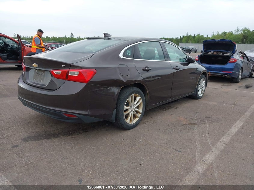 Vin: 1g1ze5st5gf349085, lot: 3069619, chevrolet malibu 1lt 20164